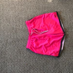 Pink nike shorts